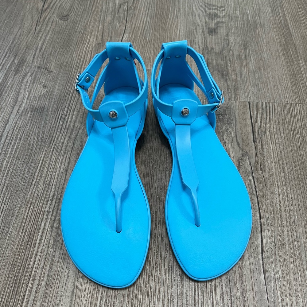 NWOT Hunter Blue Sandals--WN SZ 8